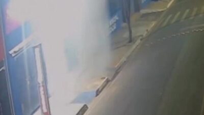Vídeo: dupla usa explosivos em tentativa de assalto a agência bancária em Magalhães de Almeida no Maranhão