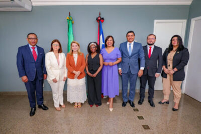 Iracema Vale recebe juíza da Corte Constitucional de Angola