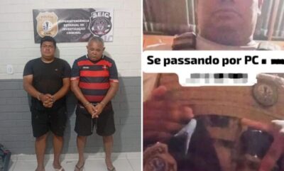 Falsos policiais são presos suspeitos de comercializar armas de fogo
