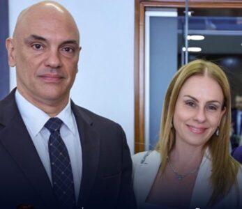 Moraes classificou como “ilegais e lamentáveis” as sanções impostas pelos Estados Unidos à sua esposa