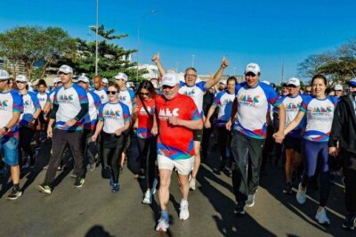 Após cumprir 3 km na corrida do MEC, Lula provoca: “Não tem motociata, tem caminhada”