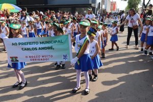 Prefeito André da Ralpnet participa de desfile cívico da Independência em Pinheiro