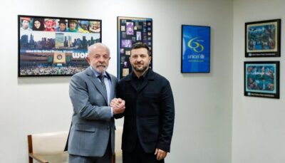 Presidente da Ucrânia se reúne com Lula e reforça apelo por paz na Ucrânia