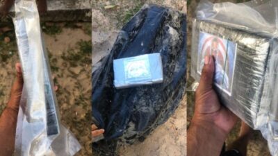 PF e PMMA investigam naufrágio de embarcação com cocaína na região da Ilha de Curupu