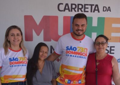 Carreta da Mulher Maranhense realiza mais de 400 atendimentos em São Domingos do Maranhão