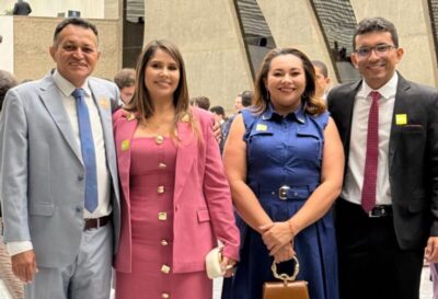 Prefeito Gilson Guerreiro prestigia posse do ministro Carlos Pires Brandão no STJ