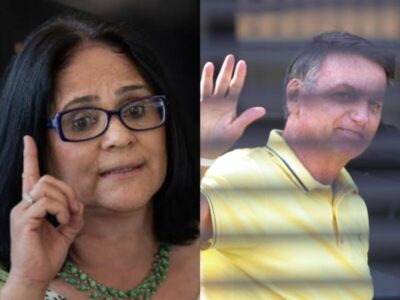 Damares visita Bolsonaro em prisão domiciliar e diz que ex-presidente está “sereno”