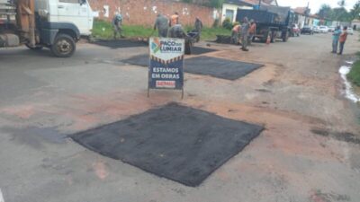 Prefeitura de Paço do Lumiar realiza restauração do pavimento asfáltico na Av. 14 de Maiobão