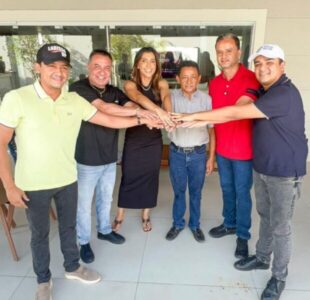 Luís da Amovelar e grupo político oficializam apoio a Júlio Filho e Larissa DP