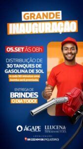 Grande inauguração do Posto Ágape movimenta região de Piquizeiro em Santa Inês