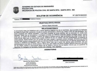 Secretário de Habitação de Santa Rita é acusado de assédio sexual por servidora