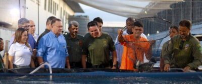 Governador Carlos Brandão visita projeto de piscicultura na Penitenciária Regional de São Luís
