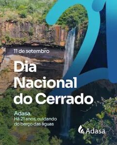 ADASA: 11 de setembro é o Dia Nacional do Cerrado, bioma considerado o “berço das águas”