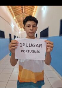 Aluno conquista 1º lugar em avaliação de Língua Portuguesa em Barreirinhas