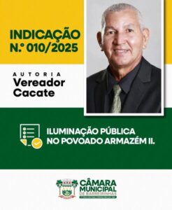 Cacate Corrêa pede iluminação no Armazém II e recuperação de ponte no Mamede