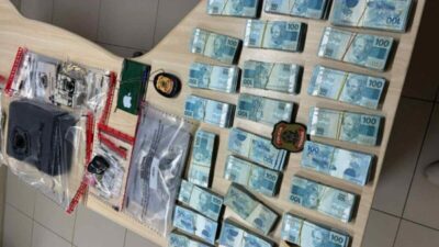 PF prende dupla com R$ 250 mil em frente a banco em São Luís e investiga esquema de lavagem de dinheiro