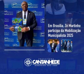 Em Brasília, prefeito Zé Martinho participa da Mobilização Municipalista