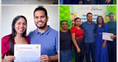 Prefeito Jacinto Neto participa do encerramento do programa LEEi em São Raimundo do Doca Bezerra