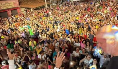 Padre Alessandro Campos abre festejo de São Francisco em Peritoró com grande show de fé