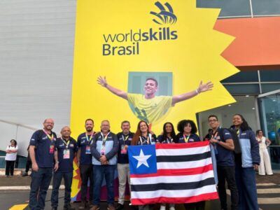 Estudantes e instrutores do SENAI Maranhão participam da etapa final da WorldSkills Brasil, em Brasília