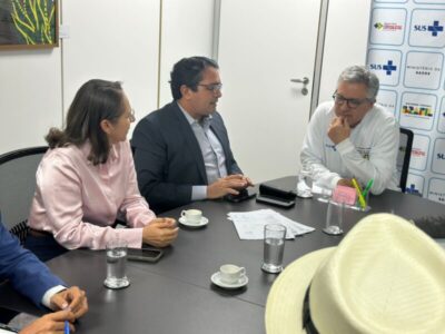 Prefeita Luciana Leocádio e Deputado Júnior Lourenço levam demandas de Buriti Bravo ao Ministério da Saúde