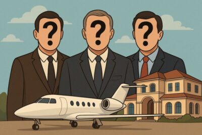 A farra dos poderosos: mansões bloqueadas, aviões quebrados e o povo no chão