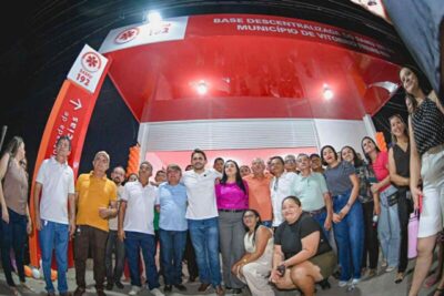 Juscelino Filho inaugura base do SAMU, asfalto em povoado e anuncia obras nos 73 anos de Vitorino Freire