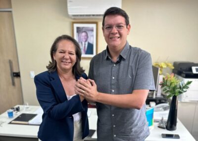Vinicius Ferro e Luciana anunciam construção de mais uma obra em Buriti Bravo