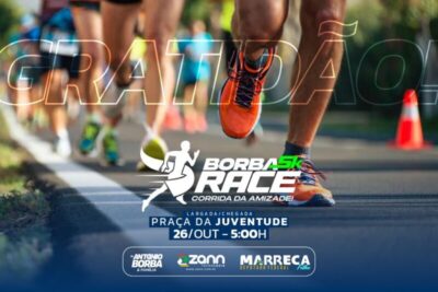 Sucesso: primeiras 500 vagas da Borba5K Race se esgotam em tempo recorde e organização abre novo lote de inscrição