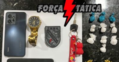 Polícia Militar prende dupla por tráfico de drogas em Itapecuru Mirim/MA