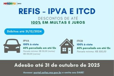 Governo do MA concede descontos de até 100% em juros e multas de IPVA e ITCD