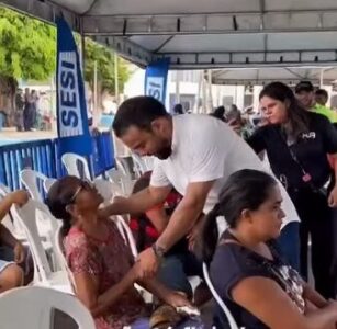 SESI Itinerante em parceria com a Prefeitura de Palmeirândia leva serviços e atendimentos gratuitos para a população