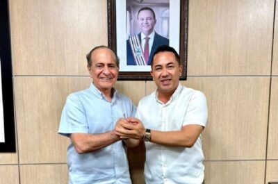 Prefeito André da Ralpnet discute com secretário Aparício Bandeira início da obra da Perimetral Pinheiro/Pacas