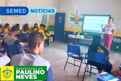 Prefeitura de Paulino Neves, através da SEMED unem forças para preparar estudantes que farão as provas do Saeb
