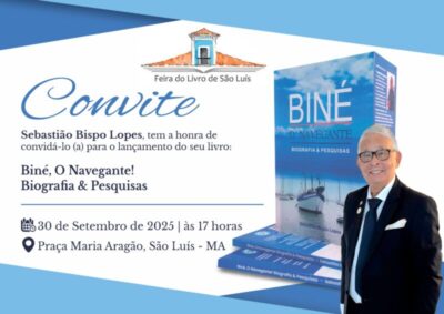 Escritor Coronel Lopes lança na Feira do Livro a obra “Biné