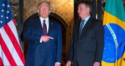 “Tentaram fazer comigo”, diz Trump sobre condenação de Bolsonaro