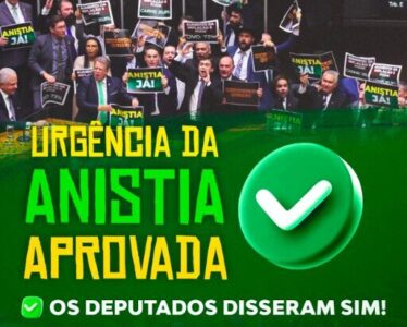 Regime de Urgência da Anistia: votos da Bancada do MA