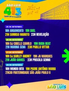Último fim de semana de shows na Cidade da Alegria