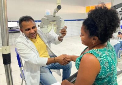 Deputado Catulé Júnior levou saúde ocular para Matões