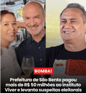 Denúncia aponta repasses de mais de R$ 50 milhões ao Instituto Viver na gestão Dino Penha em São Bento, com suspeita de uso eleitoral da máquina pública