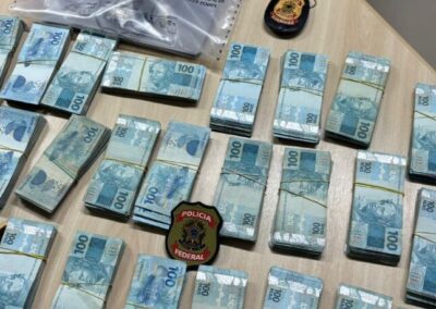 Suspeita de lavagem de dinheiro, dupla é presa pela PF com R$ 250 mil em São Luís