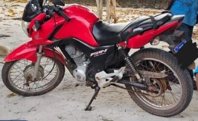 Polícia militar recupera moto roubada na zona rural de Turilândia