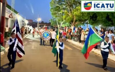 Prefeitura de Icatu, realiza Desfile Cívico de 7 de Setembro