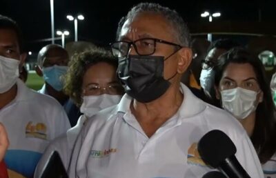 Prefeito Dr.Amilcar Rocha faz visita ao parque de Vaquejada de Barreirinhas