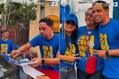 Dr. Pedro Paulo, realiza um grande adesivaço em Presidente Juscelino