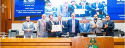 Ator Antonio Saboia recebe Título de Cidadão Maranhense
