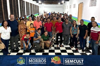 Prefeitura de Morros promoveu aula inaugural memorável da Escola de Música