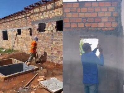 Obra de reforma da Escola Rosita Cerveira Marques, no Cujupe, entra na fase final