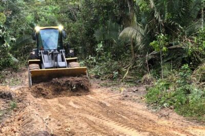 Prefeito Calvet Filho está construindo estrada que irá beneficiar Jurema, Borges, Mangueira e lugares vizinhos