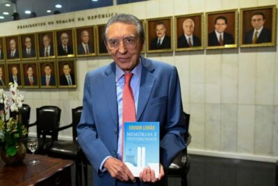 Imortal da ABL, Sarney indica leitura de livro de Edison Lobão